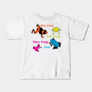 One Frog, Two Frogs, Three Frogs, Four Kids T-Shirt